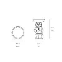 Slide Design AMANDA Light Decorative Luminous Servant Table