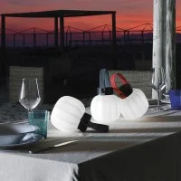 Martinelli Luce Kiki Cordless Lampada LED da Tavolo Ricaricabile IP65