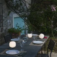 Martinelli Luce Kiki Cordless Lampada LED da Tavolo Ricaricabile IP65