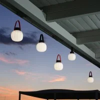 Martinelli Luce Kiki Cordless Lampada LED da Tavolo Ricaricabile IP65