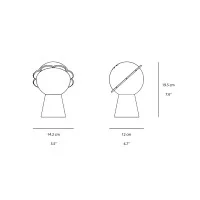 Qeeboo Daisy Adjustable LED Table Lamp by Nika Zupanc