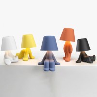 Qeeboo Sweet Brothers Lampada LED Ricaricabile da Tavolo