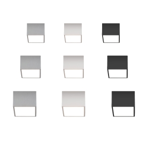 Ai Lati Mine Square LED Wall or Ceiling Lamp For Indoors