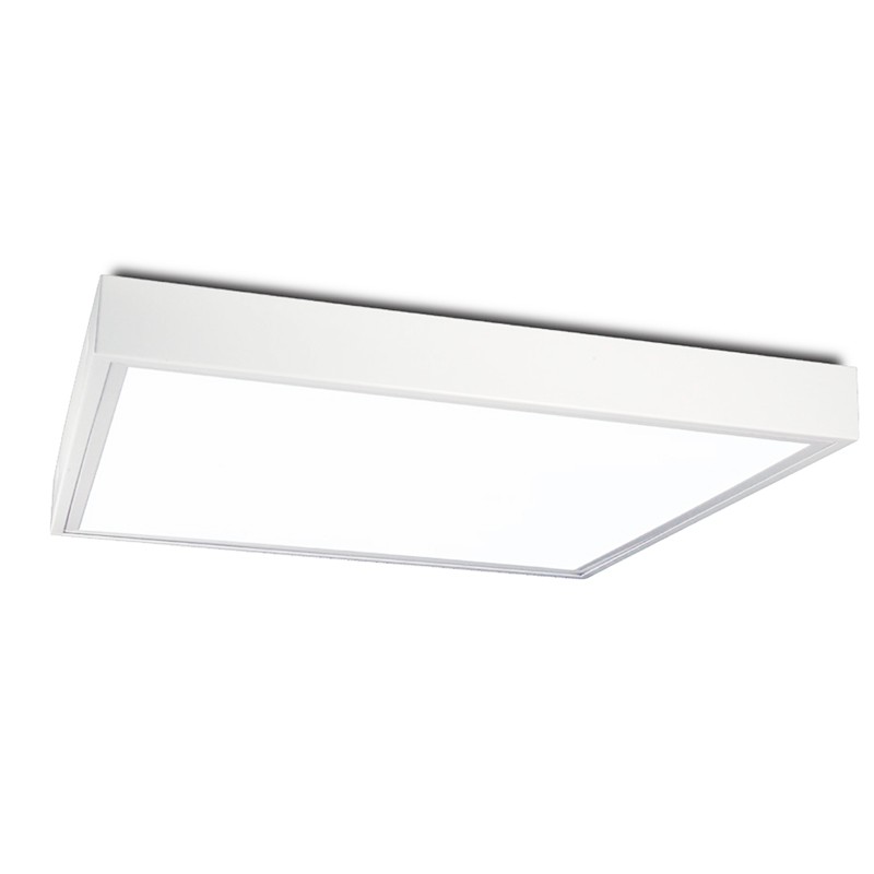 Lampo KIT Cornice Bianca Per Pannello 300x300mm LED Montaggio A Soffitto/Parete Lampo KIT Cornice Bianca Per Pannello 300x300mm LED Montaggio A Soffitto/Parete