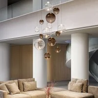 Lodes Random Solo Lampada Sferica LED Dimmerabile da Sospensione Componibile By Chia-Ying Lee Lodes Random Solo Lampada Sferica LED Dimmerabile da Sospensione Componibile By Chia-Ying Lee