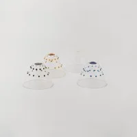 Zafferano Dots Lampshade in Decorated Glass for Swap PRO Magnet