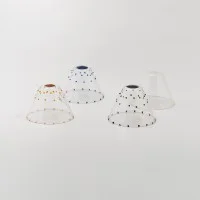 Zafferano Dots Lampshade in Decorated Glass for Swap PRO Magnet Zafferano Dots Lampshade in Decorated Glass for Swap PRO Magnet