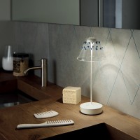 Zafferano Dots Lampshade in Decorated Glass for Swap PRO Magnet