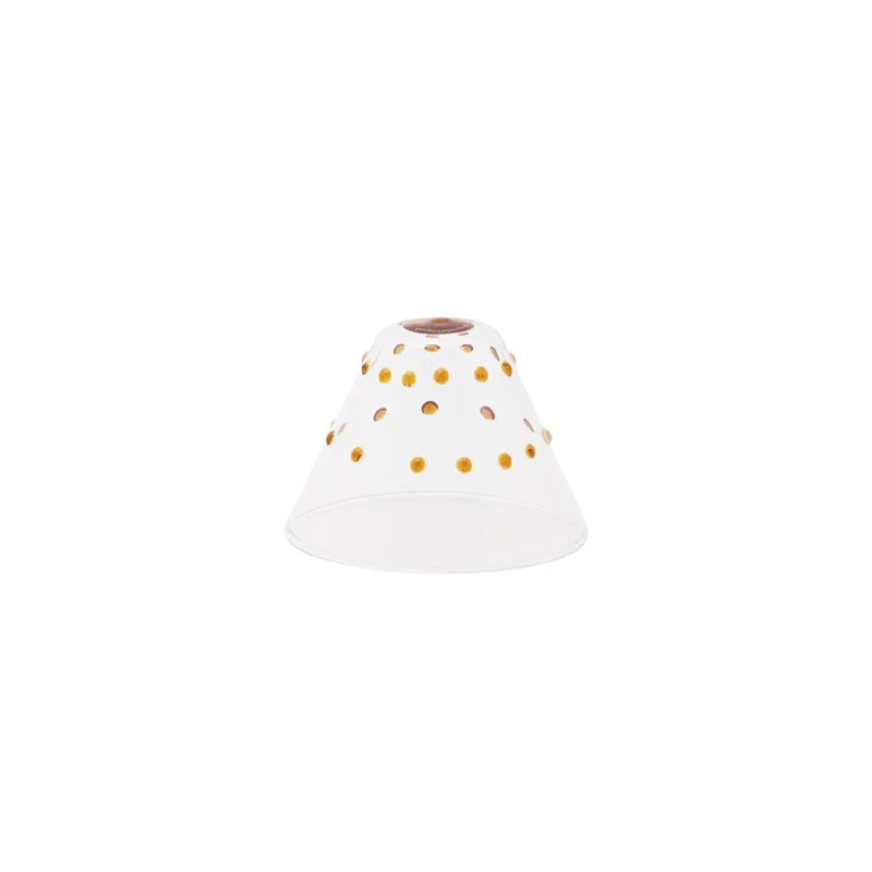 Zafferano Dots Paralume in Vetro Decorato per Swap PRO Magnet Zafferano Dots Paralume in Vetro Decorato per Swap PRO Magnet