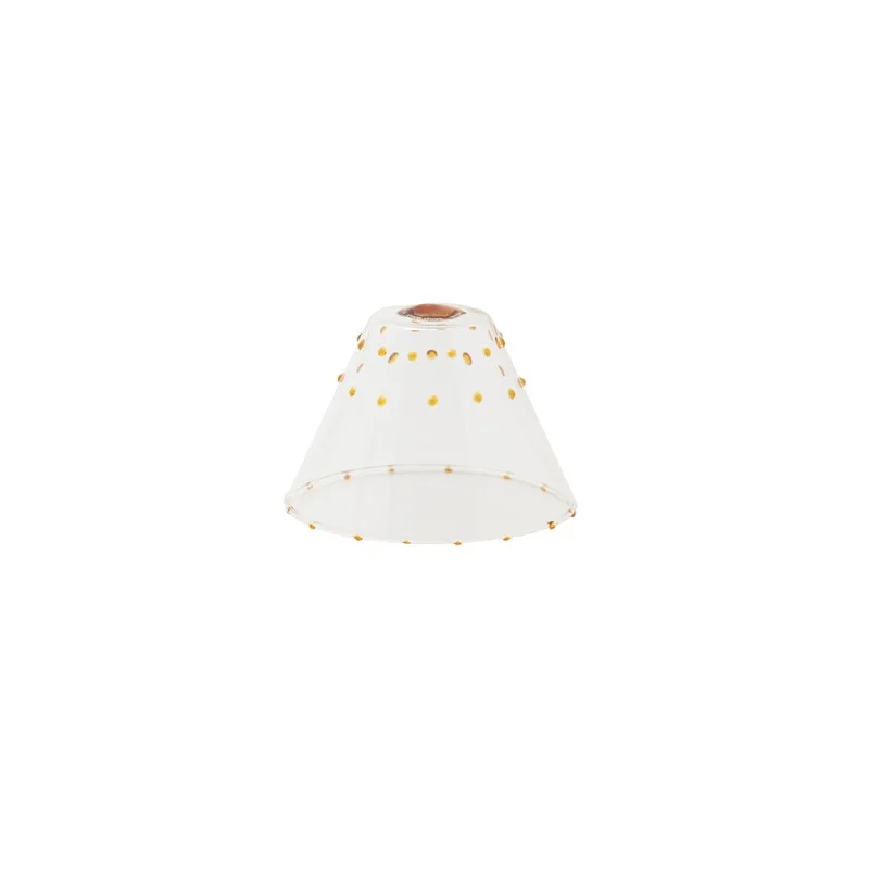 Zafferano Dots Lampshade in Decorated Glass for Swap PRO Magnet Zafferano Dots Lampshade in Decorated Glass for Swap PRO Magnet