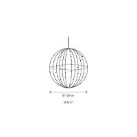 New Lamps Sphere D120 Bicolor 500 LED IP44 3D Decorative Christmas