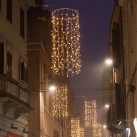 New Lamps Tenda a Cilindro 3D 3m Decorativa 500 LED Alta Luminosità