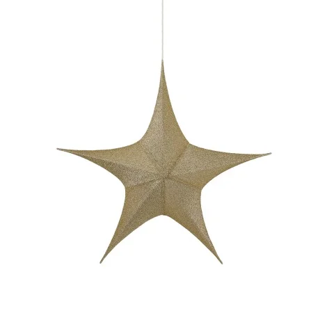 New Lamps Stella Oro Decorativa 3D in Tessuto Glitterato
