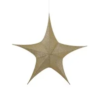 New Lamps Decorative Gold 3D Star in Glitter Fabric New Lamps Decorative Gold 3D Star in Glitter Fabric