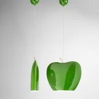 Aldo Bernardi Fruits LED Ceramic Suspension Lamp for Indoors