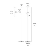 Stilnovo Kimia Adjustable LED Floor Lamp By Edin Dedovic