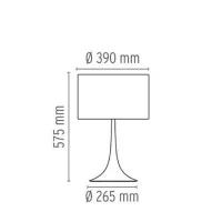 Flos Spun Light T1 Table Lamp Mud