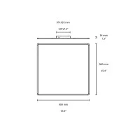 Flos Superflat Surface 90x90 High Efficiency LED Ceiling Lamp