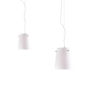 Fontana Arte Fontana Lampada da Sospensione in Vetro per Interno