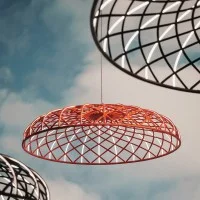 Flos Skynest S Lampada LED a Sospensione Intrecciata by M. Wanders