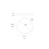 Vivida Lifering 61 LED Wall or Ceiling Lamp for Indoors