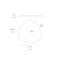 Vivida Lifering 81 Tunable White LED Wall or Ceiling Lamp