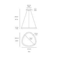 Vivida Lifering 61 Lampada LED Tunable White da Sospensione