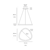 Vivida Lifering 81 Lampada LED Tunable White da Sospensione