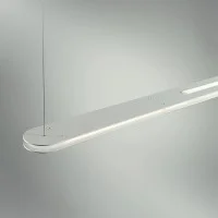 Cattaneo Tratto S Lampada LED Lineare da Sospensione a Biemissione