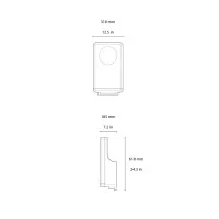 MO-EL Black Hole Wall Technological Circular Jet Electric Hand Dryer