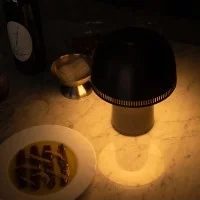 &Tradition Raku Lampada LED a Batteria Ricaricabile in Ceramica