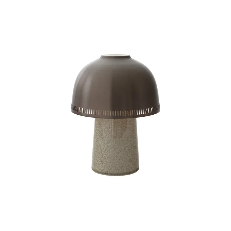 &Tradition Raku Lampada LED a Batteria Ricaricabile in Ceramica