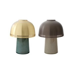 &Tradition Raku Lampada LED a Batteria Ricaricabile in Ceramica