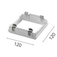 Flos Installation Frame No Trim for Square Kap 105
