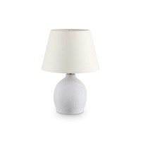 Ideal Lux Boulder Lampada da Tavolo Artigianale in Cemento