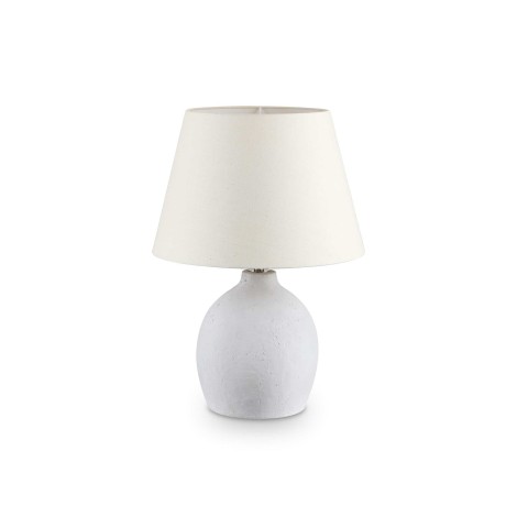 Ideal Lux Boulder Lampada da Tavolo Artigianale in Cemento