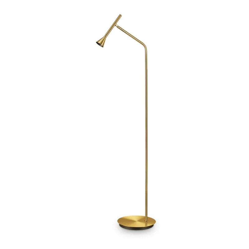 Ideal Lux Diesis Minimal Floor Lamp in Metal Ideal Lux Diesis Minimal Floor Lamp in Metal