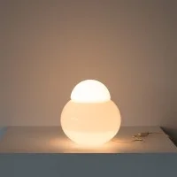 Fontana Arte Daruma Lampada da Tavolo Storica By Sergio Asti 1968
