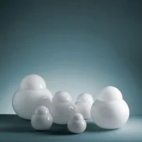Fontana Arte Daruma Lampada da Tavolo Storica By Sergio Asti 1968
