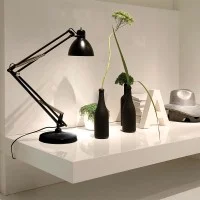 Fontana Arte Naska Large LED Adjustable Table Lamp for Indoors Fontana Arte Naska Large LED Adjustable Table Lamp for Indoors
