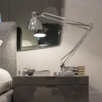 Fontana Arte Naska Large LED Adjustable Table Lamp for Indoors Fontana Arte Naska Large LED Adjustable Table Lamp for Indoors