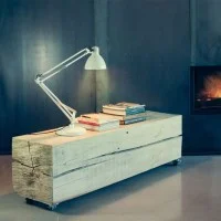 Fontana Arte Naska Large LED Adjustable Table Lamp for Indoors Fontana Arte Naska Large LED Adjustable Table Lamp for Indoors