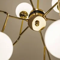 Stilnovo Galassia Adjustable Suspension Lamp in Glass