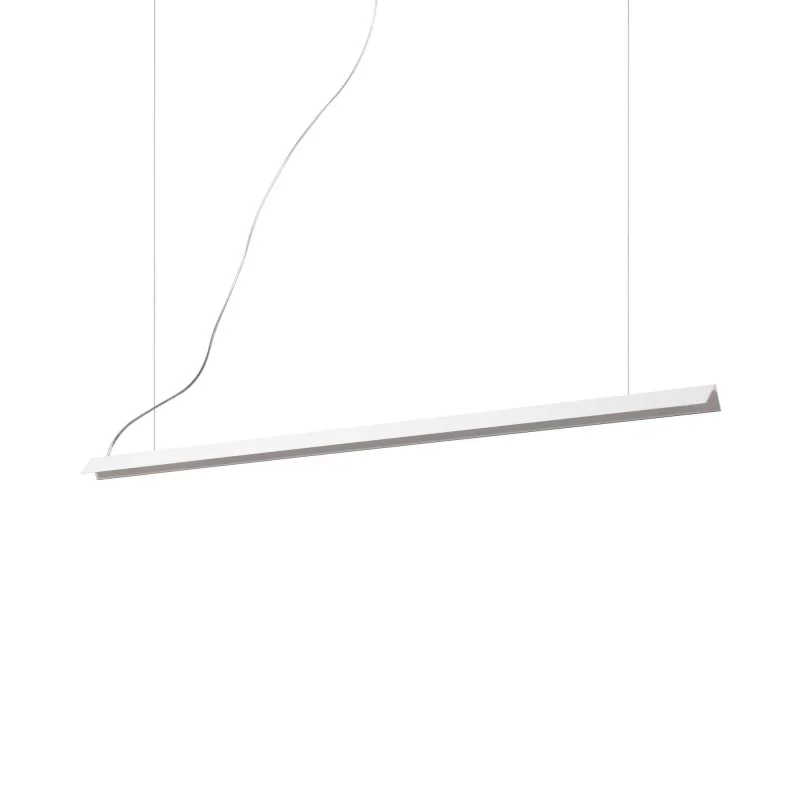 Ideal Lux V-Line Linear LED Suspension Lamp for Indoors