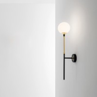 Stilnovo Galassia Lampada Luce Singola da Parete in Vetro