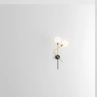 copy of Stilnovo Galassia Single Light Wall Lamp in Glass for Indoors