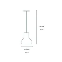 Ideal Lux Oil Suspension Lamp in Cement for Indoors
