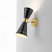 Stilnovo Megafono 1x2 Adjustable Double Emission Wall Lamp