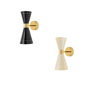 Stilnovo Megafono 1x2 Lampada Orientabile Doppia Emissione da Parete