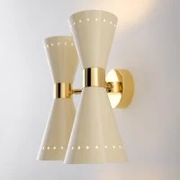 Stilnovo Megafono 2x2 Adjustable Double Emission Wall Lamp